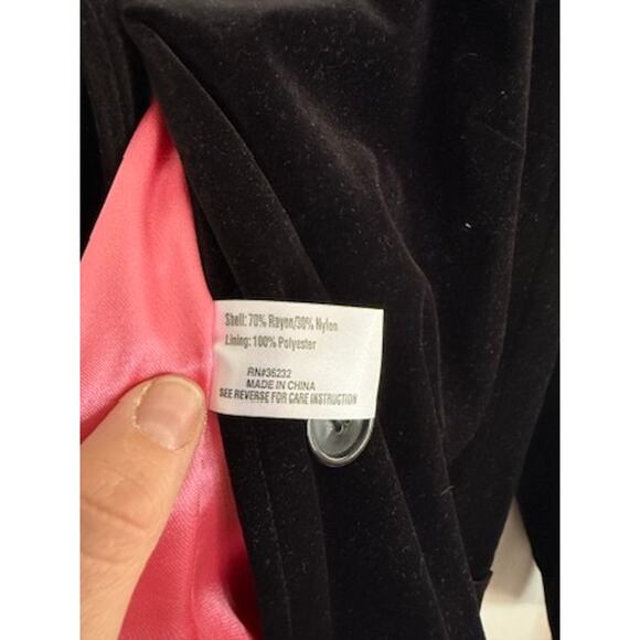 Gallery Women's Black Rayon Blend Jacket | Size Large - Picture 6 of 6